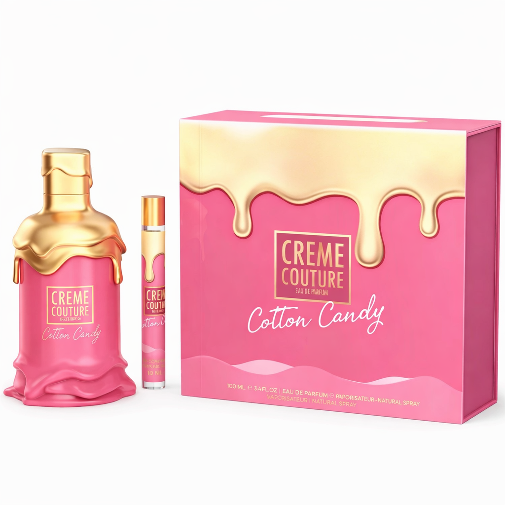 LE CHAMEAU CREME COUTURE COTTON CANDY WOMEN GOURMAND EDP 100ML+10ML