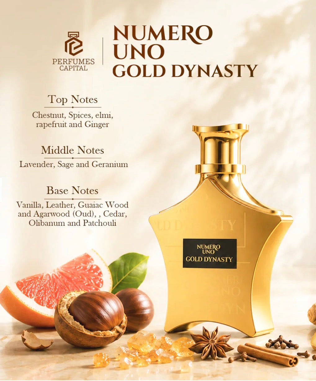 PERFUMES CAPITAL NÚMERO UNO GOLD DYNASTY EDP 100ML 3.4OZ