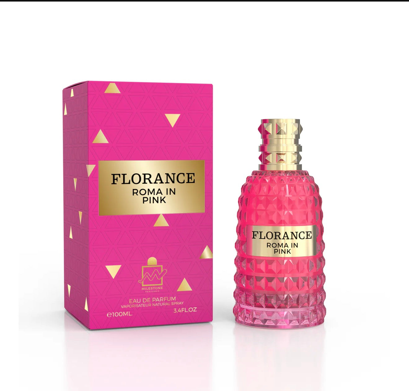 MILESTONE FLORANCE ROMA IN PINK WOMEN EDP 100ML 3.4 0Z