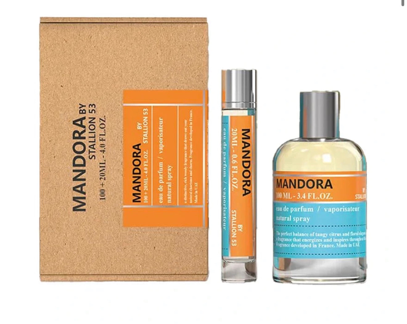 STALLION 53 MANDORA 100ML + 20ML