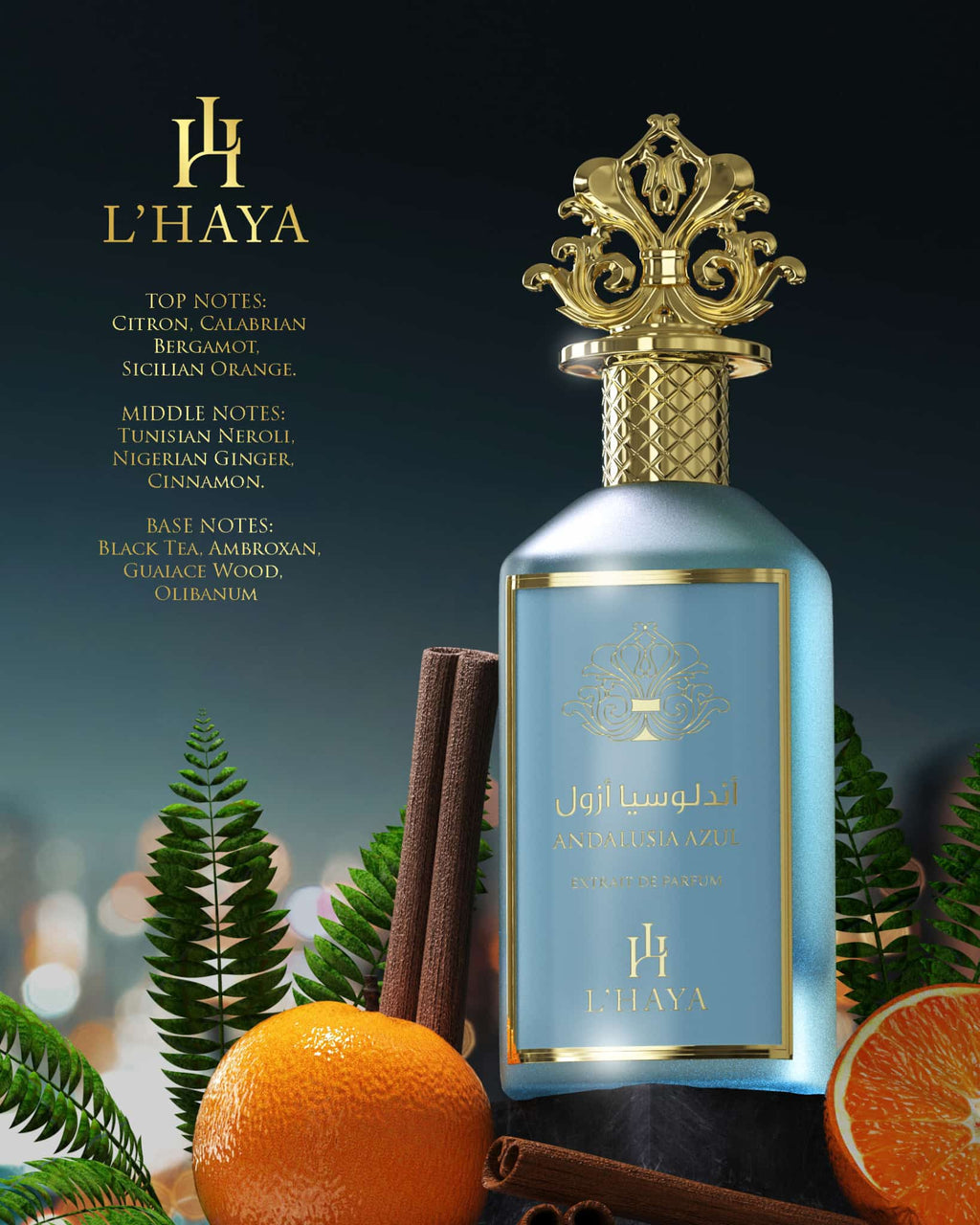 L’HAYA- ANDALUCÍA AZUL- EXTRACTO DE PERFUME