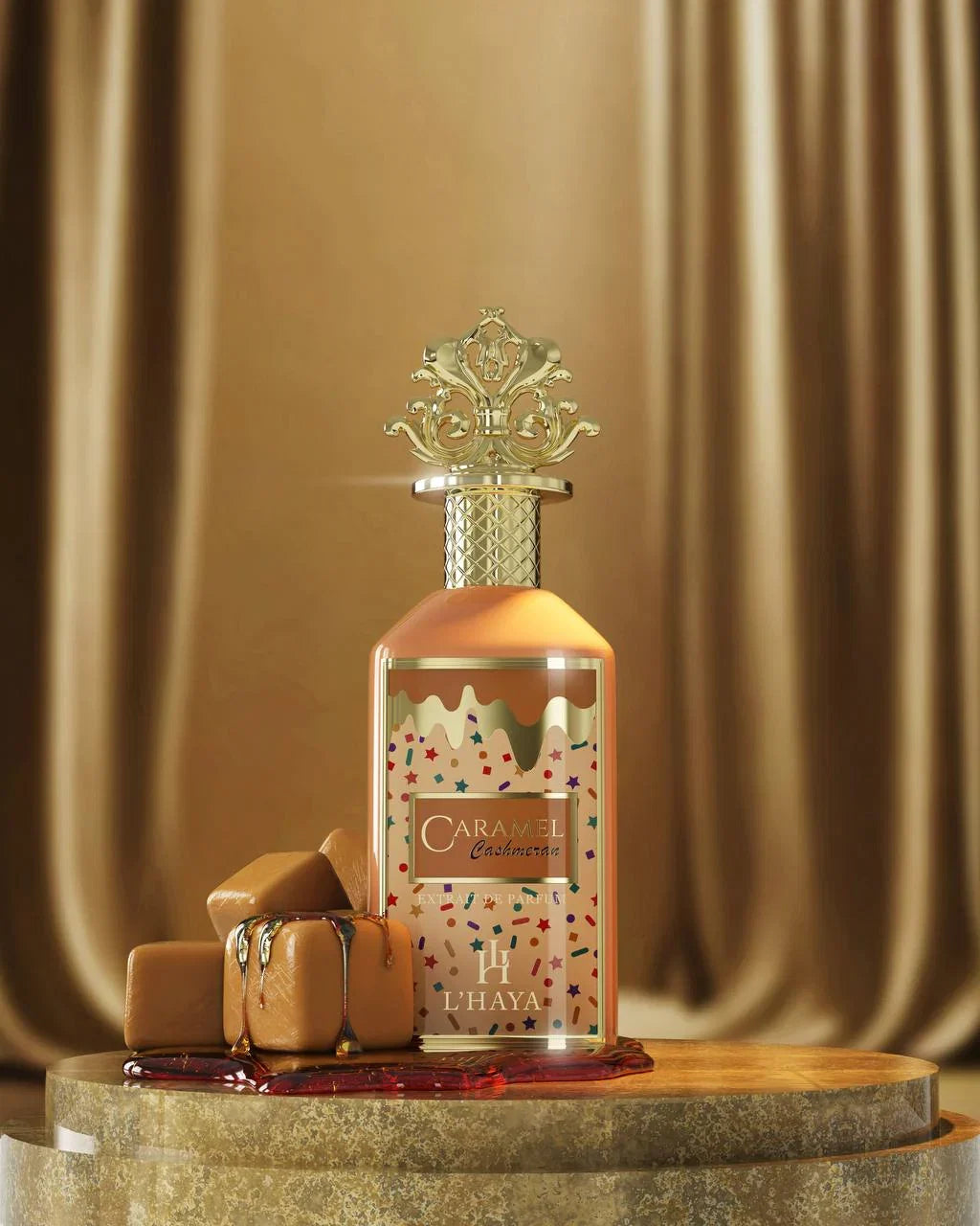 L’HAYA- CARAMEL CASHMERAN- EXTRACTO DE PERFUME