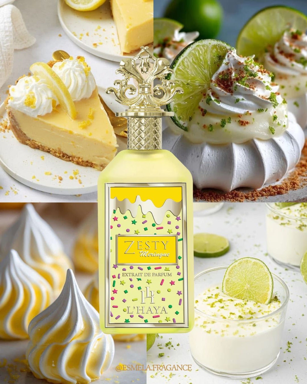 L’HAYA- ZESTY MERINGUE- EXTRAIT DE PARFUM 3.4oz